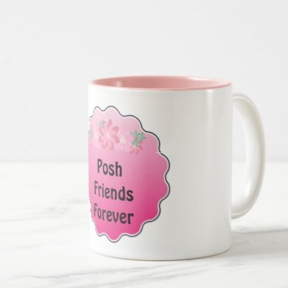 NEW! Posh Friends Forever 11oz Poshmark Coffee Mug - Picture 4 of 6